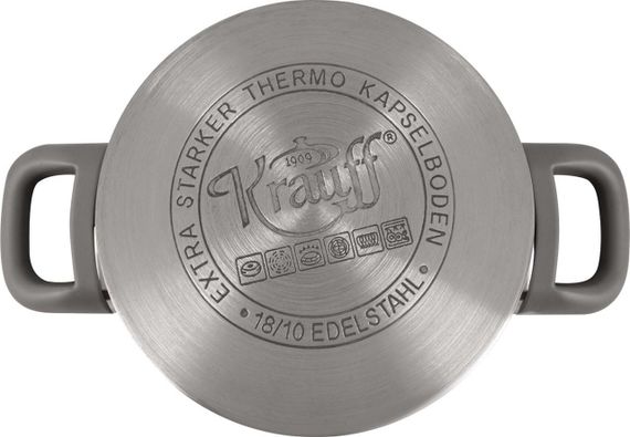 Кастрюля Krauff Elite 26-238-055, 1.9 л, 16 см, из нержавеющей стали с крышкой, для всех типов плит | Зображення 4