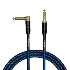 Кабель інструментальний Cascha CCP-G2ABL6 (Professional Line Guitar Cable, Tweed Blue, 6 м)