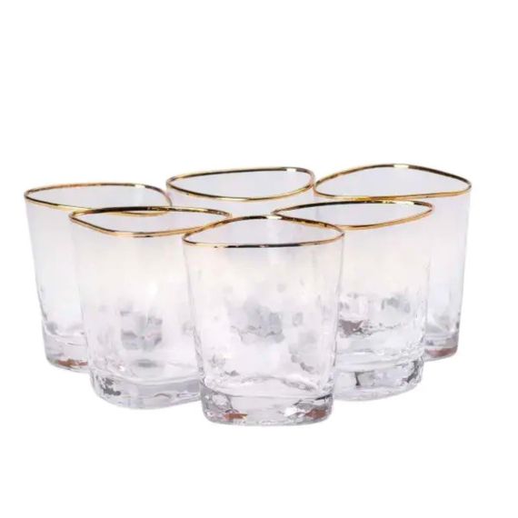 Набір з 6 склянок, 400 мл, для лимонаду, води, соку та коктейлів HP-16-26 | Зображення 1