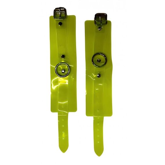 Наручники з ланцюжком, напівпрозорі, DS Fetish Handcuffs | Зображення 2