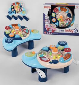 Детский игровой центр 898-2100 (12/2) 3в1, пищалка, трещотка, свет, звук.