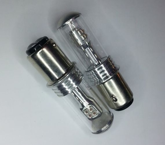 Светодиодная автолампа 1157  P21/5W  BAY15d, 40W RED (370Lm) CREE XBD X*8PCS  OEM Beam angle design