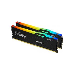 Модуль пам&#039;яті для комп&#039;ютера DDR5 32GB (2x16GB) 5200 MHz Beast RGB XMP Kingston Fury (ex.HyperX) (KF552C40BBAK2-32)
