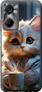 Чохол на Tecno POP 6 Pro BE8 Білий кіт "5646u-2929-2448"