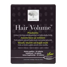 Комплекс для кожи, волос, ногтей New Nordic Hair Volume 30 Tabs