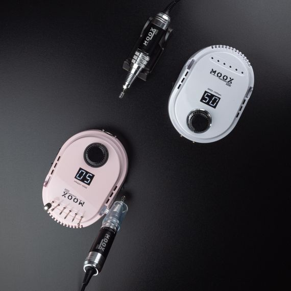 Белый фрезер Moox X550 50тис. об/мин, 70W для маникюра и педикюра | Зображення 7