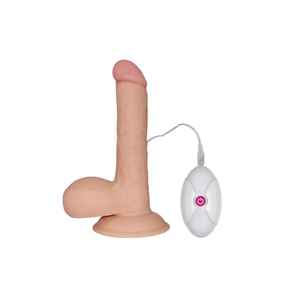 Вібратор на присосці 7.5 THE ULTRA SOFT DUDE VIBRATING Sex Aura | Зображення 2