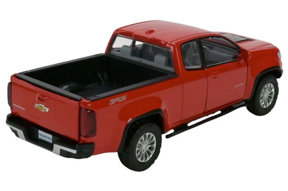 Машина металева 68442 2 кольори, 1:31 Chevy Colorado ZR2, на батарейки: світло і звук, відкриваються двері, в коробці 20x11x10 см Автопром | Зображення 2