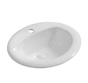 Раковина накладна Mixxus Premium TOPPER-1602 з отвором під змішувач (MP6572)