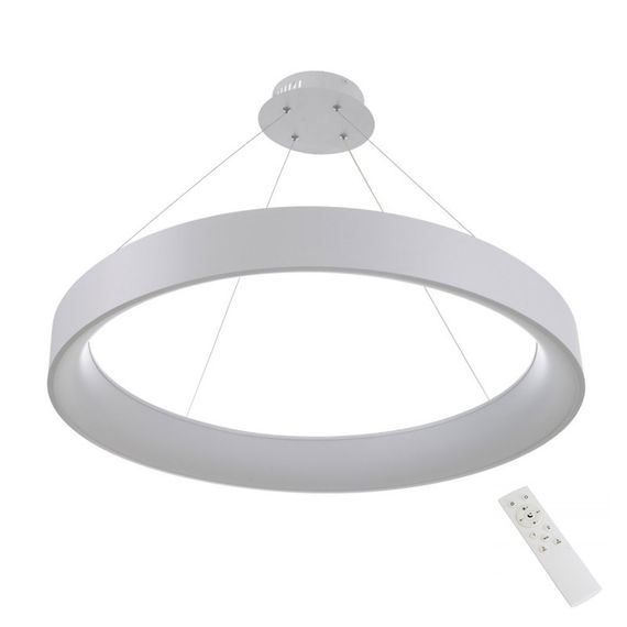 Светильник потолочный подвесной с пультом BL-483S/2x48W LED RM WH