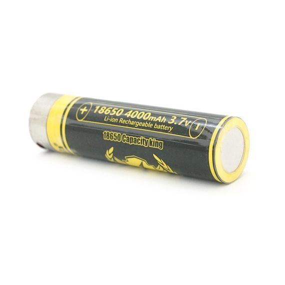 Акумулятор 18650 Li-Ion LiitoKala King-4000, 4000mAh (3800-4000mAh), 3.7V (2.75-4.2V), Black/Yellow | Зображення 2