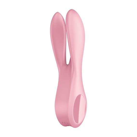 Кліторальний вібратор Satisfyer Threesome 1 Pink з трьома гнучкими пальчиками | Зображення 4
