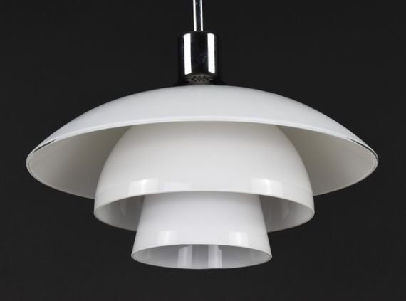 Люстра підвісна на 1 лампочку 27170 Хром 30-170х30х30 см. | Зображення 8