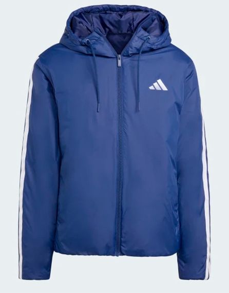 Демісезонна куртка adidas Essentials CLIMAWARM 3-Stripes Insulated Hooded M blue з капюшоном Оригінал | Зображення 5
