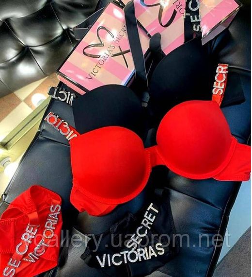 Набор женского нижнего белья Victoria's Secret Буквы со стразами | Зображення 3
