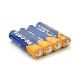 Батарейка сольова PKCELL 1.5V AAA/LR03, 4 штуки  в  shrink, Q10/300