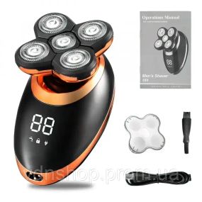 Бритва 5 в 1 VGR V-316 Водонипроницаемая Акумуляторна З LED дисплеєм