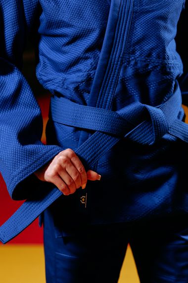 Синє кімоно для дівчат/жінок, дзюдо, TM BUDOGI серія ADVANCED, зріст 170 см, щільність 500 гр/м.кв. | Зображення 4