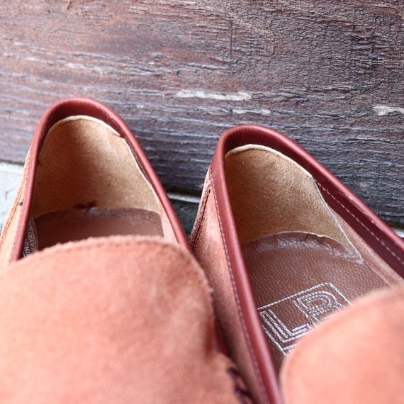 Рыжие замшевые мокасины мужские 40 размер | Зображення 3