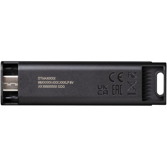 USB флеш накопичувач Kingston USB-накопичувач 1TB DataTraveler Max USB 3.2 Gen 2 Type-C Black (DTMAX/1TB) | Зображення 7