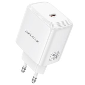 МЗП Borofone BN33 Fuente PD40W (1USB-C) White