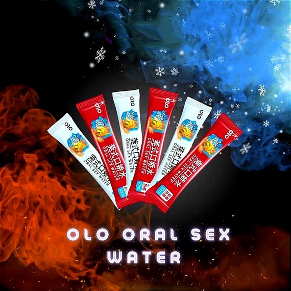Саше смазки для орального секса OLO тепло/холод, на водной основе (цена за 8 шт. в упаковке) sexstyle | Зображення 5