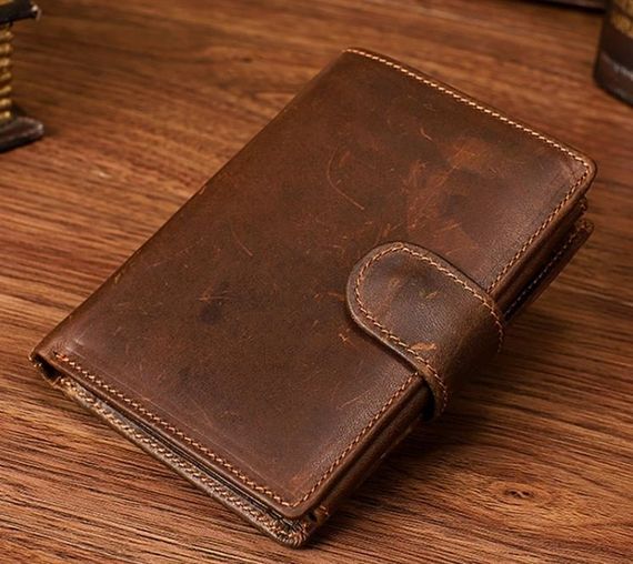 Кошелек универсальный Vintage 14926 Коричневый | Зображення 5