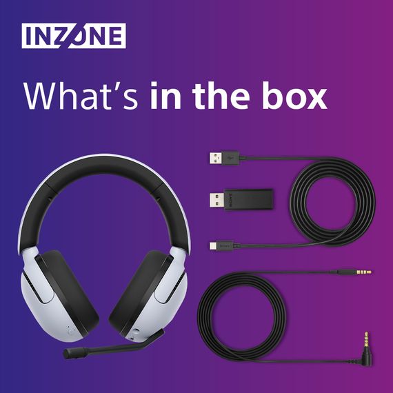 Гарнитура игровая Over-ear Sony INZONE H5 Wireless WHG500W.CE7 | Зображення 1