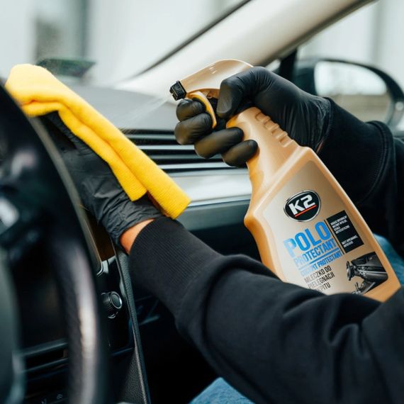 Поліроль для пластику K2 Polo Protectant "Зелений чай" матовий прозорий 750 мл (K417ZH) | Зображення 2