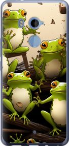 Чехол на HTC U11 Plus Жабки "5656u-1363-17620"