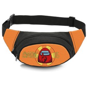 Сумка-бананка дитяча з принтом Among Us поясна сумка для хлопчика (4457)