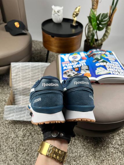 Мужские кроссовки замша  bok Classic LX2200 Navy Whiteвесна / літо / осінь A3652 | Зображення 2