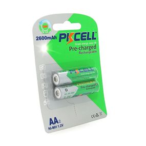 Аккумулятор PKCELL 1.2V AA 2600mAh NiMH Already Charged, 2 штуки в блистере цена за блистер, Q12