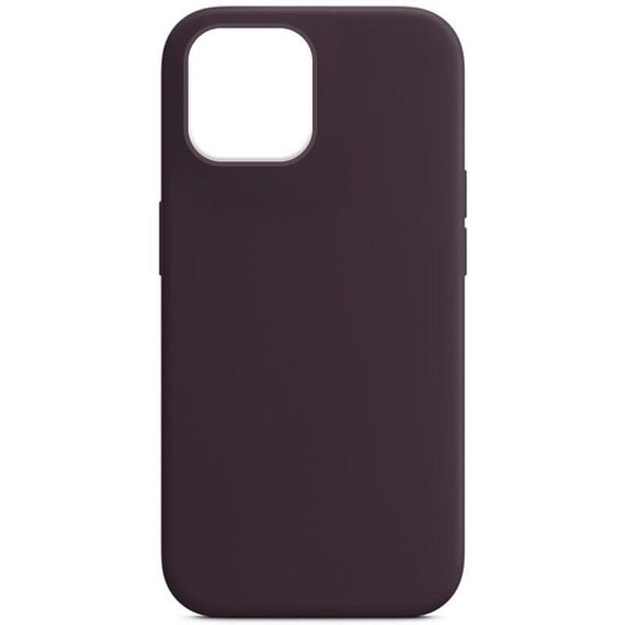 Чехол Silicone Case Full Protective (AA) NO LOGO для Apple iPhone 12 Pro / 12 (6.1") Фиолетовый / Elderberry