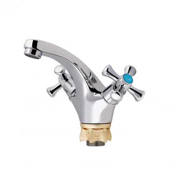 Змішувач для раковини Lidz Lamb 161F двохвентильний LDLAM161FCRM35446 Chrome | Зображення 2