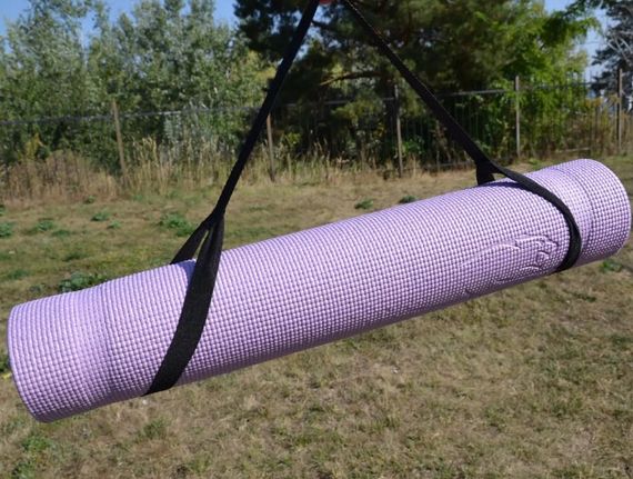 Килимок для йоги та фітнесу PowerPlay 4010 PVC Yoga Mat Лавандовий (173x61x0.6) (PP_4010_Lavender_(173*0,6) | Зображення 1