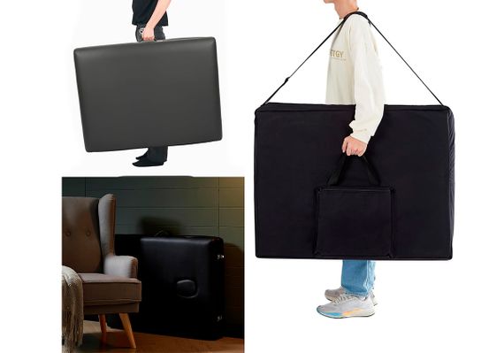 Масажний стіл EasyFit ZenRest-2 кушетка складана Чорна в чохлі (EF-2216-70) | Зображення 1