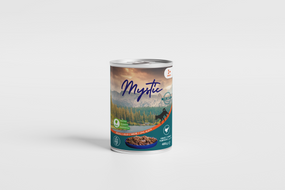 Влажная корма Mystic для собок кусочки индейки в желе 400г конс.