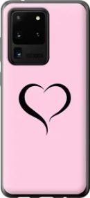 Чехол на Samsung Galaxy S20 Ultra Сердце 1 из пластика FCh_083326