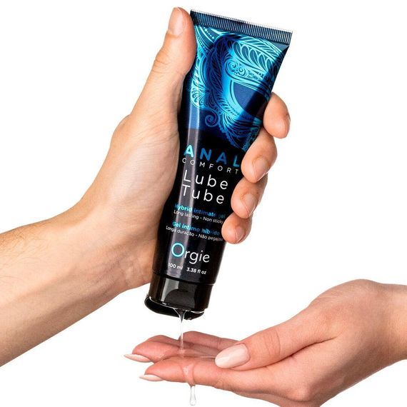 Анальна змазка Orgie Lube Tube Anal Comfort, 100 мл, водна основа, імітація силікону Sex Aura | Зображення 1