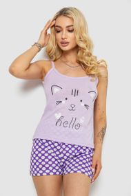 Пижама женская, цвет сиреневый, 243R50703