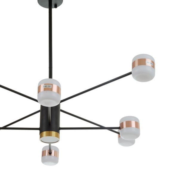 Люстра светодиодная в зал 90W WW BK/G (BL-952S/8) | Зображення 6