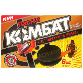 Пастка від тарганів і мурах Комбат (Combat) 6 шт.