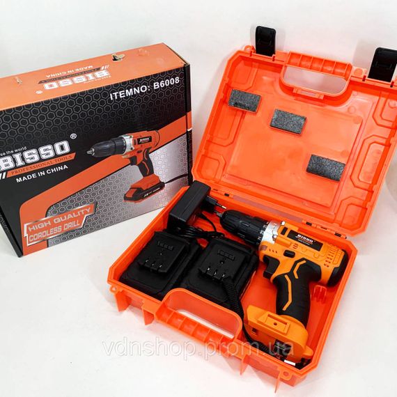 Аккумуляторная дрель-шуруповертка, Дрель шуруповерт отвертка с насадками, Компактный легкий шуруповерт NT-55