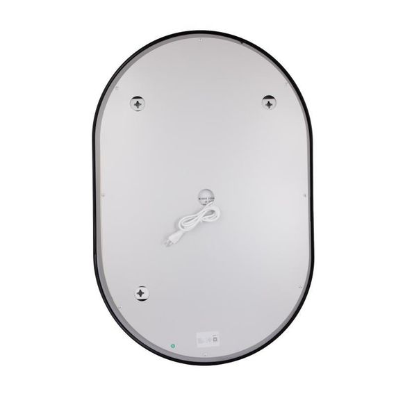 Дзеркало Qtap Scorpio (SC1) з LED-підсвічуванням Touch, з антизапотіванням, з димером, рег. темп. кольору (3000-6500K) Black | Зображення 6