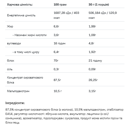 Whey Protein - 900g Tropical | Зображення 1