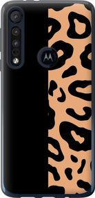 Чехол на Motorola One Macro Пятна леопарда "4269u-1812-17620"