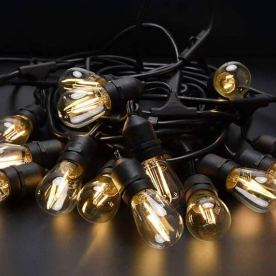 Гірлянда в стилі ретро лампа 5м/10Led Жовте світло