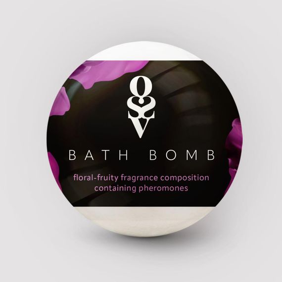 Бомбочка для ванны с феромонами Obsessive Bath bomb Floral - Fruity (100 г) | Зображення 1