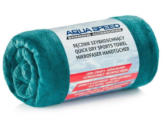 Рушник Aqua Speed ​​DRY SOFT 7325 смарагдовий Уні 70x140см 5908217673251 | Зображення 1